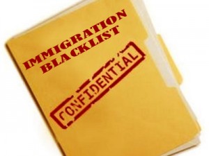 Immigration Blacklist